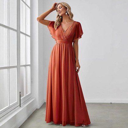 Elegant Womens Casual Evening Dress
