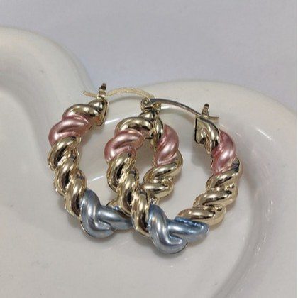 European And American Trendy Womens Copper Earrings