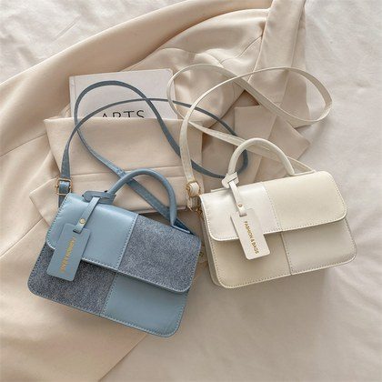 This Years Fashion Trend Textured Patchwork Tote Bags