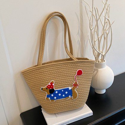 Womens Stylish Tote Basket Bag Bucket Bag And Tote