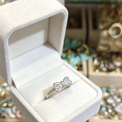 Fashion Jewelry Bow Ring For Women