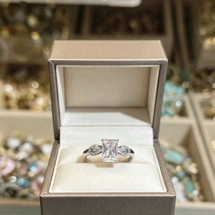 Affordable Luxury Sugar Cube Style Adjustable Ring