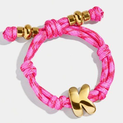 English Letter Personalized Pendant Bracelet