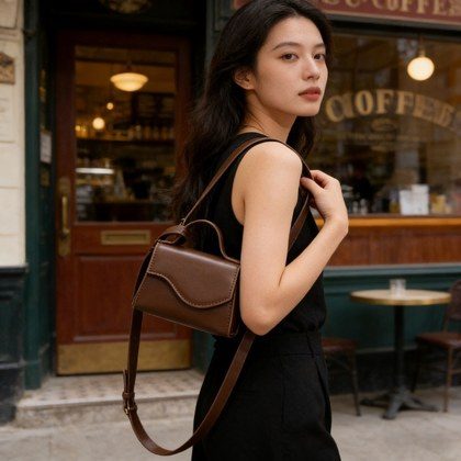 Vintage Womens Crossbody Shoulder Bag