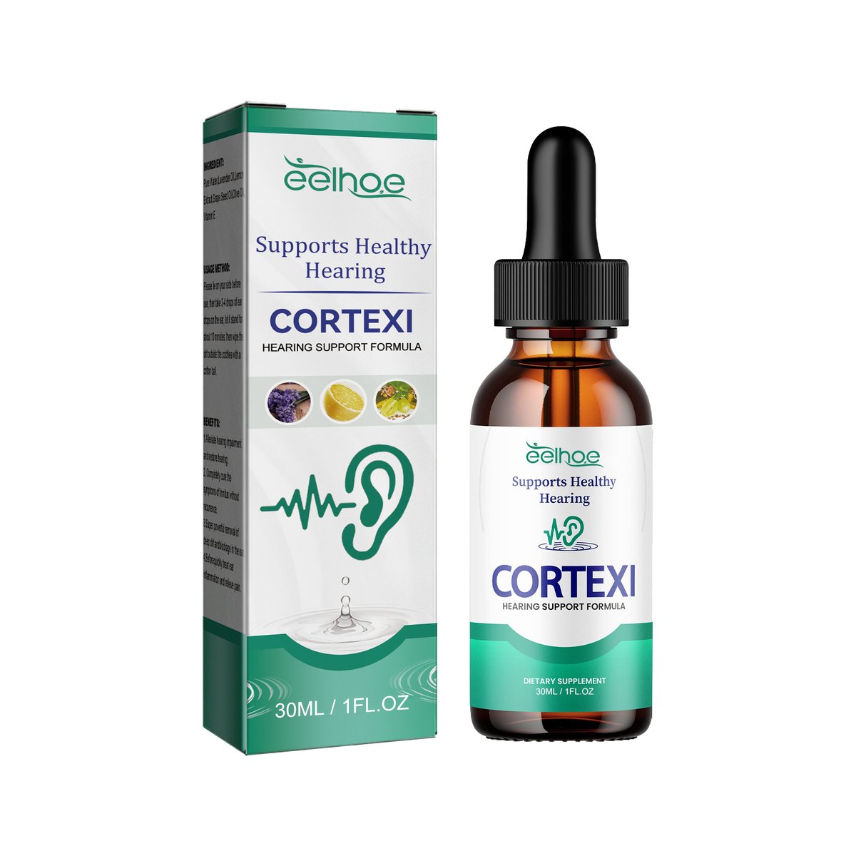Supports Healthy Hearing Drops, Clean Earwax To Relieve Tinnitus Back And Back Discomfort Body Care Ear Drops