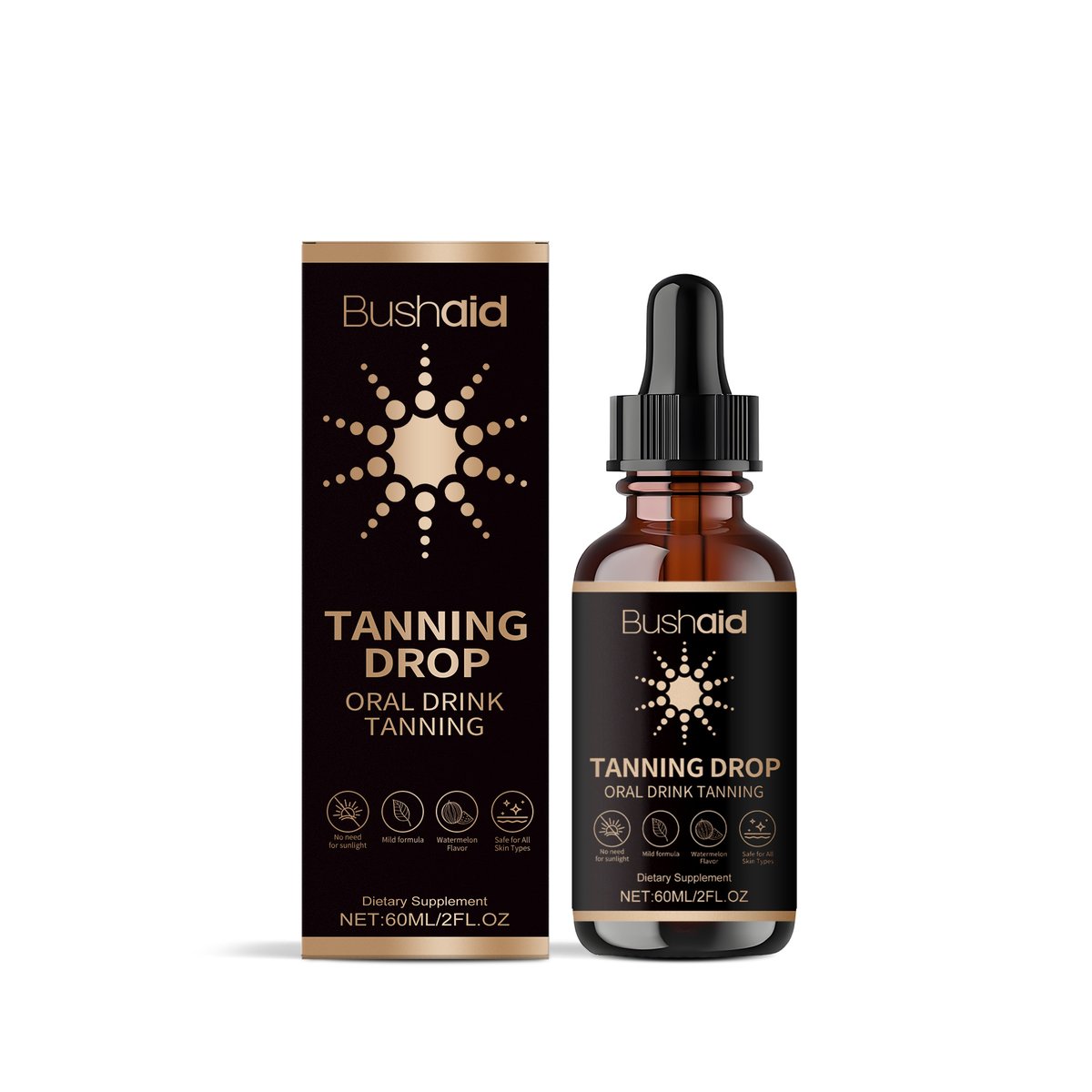 BushAid Sunless Tanning Drop Body Treatment