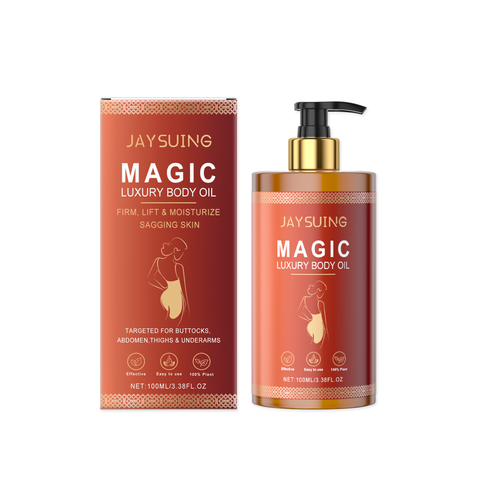 Jaysuing The Firming And Nourishing Body Oil, Gently Moisturizes The Skin All Over The Body On A Daily Basis And Is An Essential Oil For Body Massage 