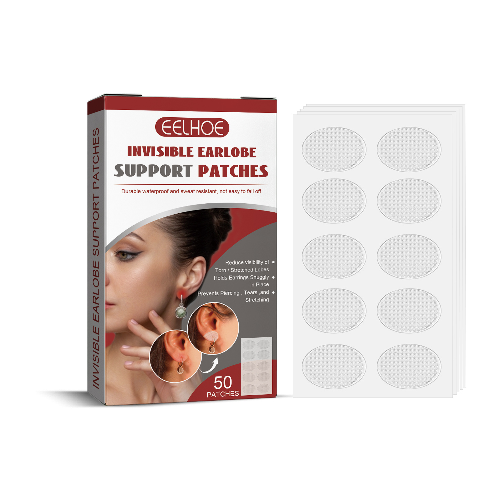 Invisible Earlobe Support Patch Earlobe Support Patch Invisible Protective Earlobe Support Patch Protection Patch