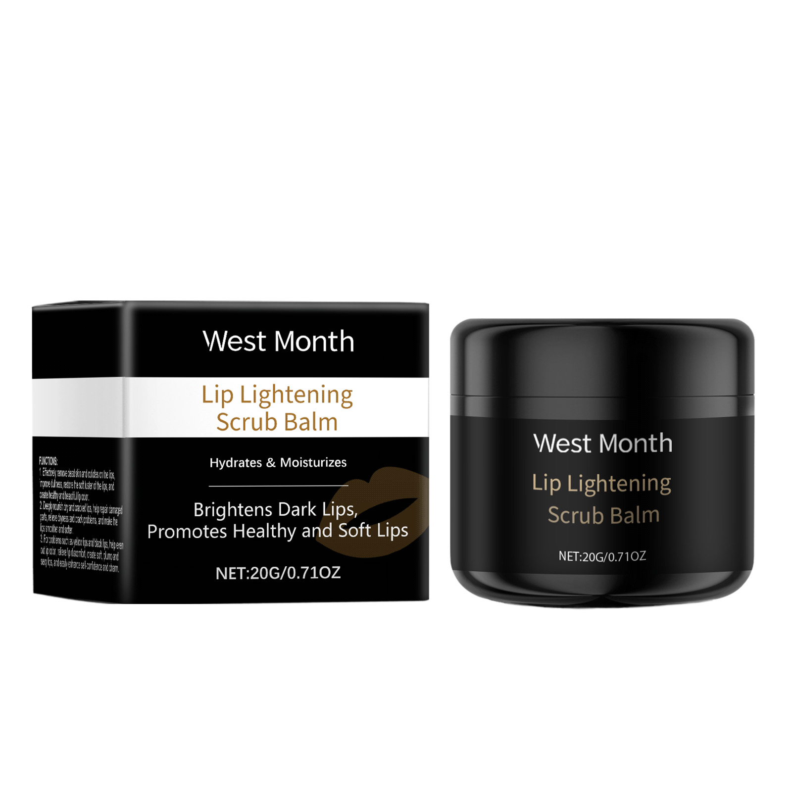 Exfoliating Lip Scrub, Nourishes And Moisturizes Dry Lips With A Gentle Exfoliating Scrub