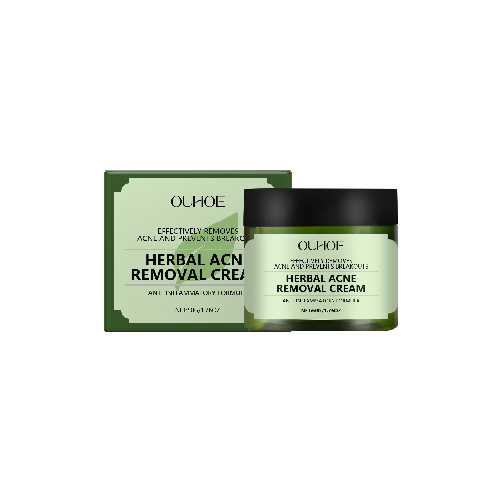 Herbal Acne Cream Hydrates, Moisturizes, Improves Skin, Details Pores, And Lightenes Blemishes