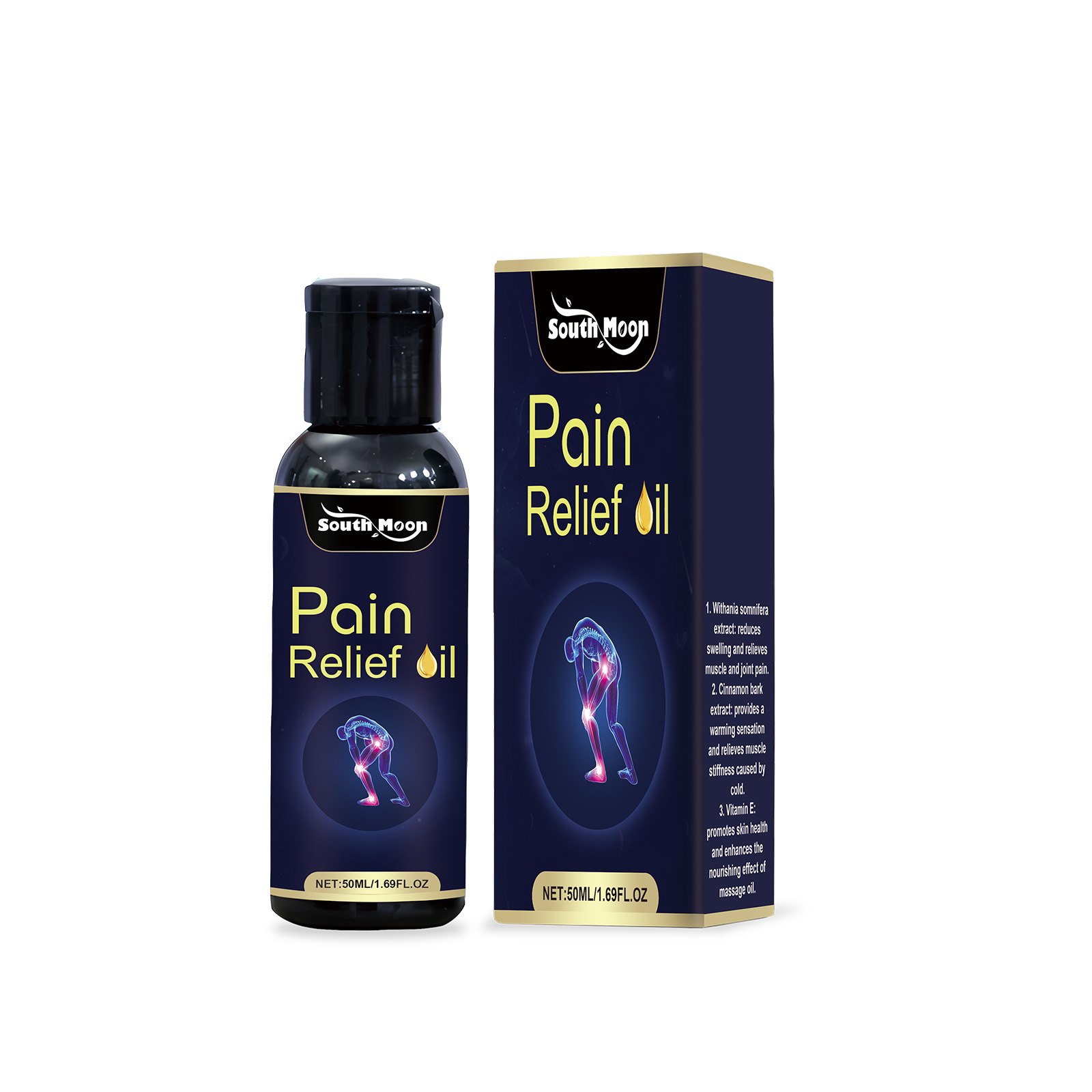 Body Massage Oil, Back, Neck And Shoulders Relieve Discomfort And Moisturize Body Joints Massage Oil