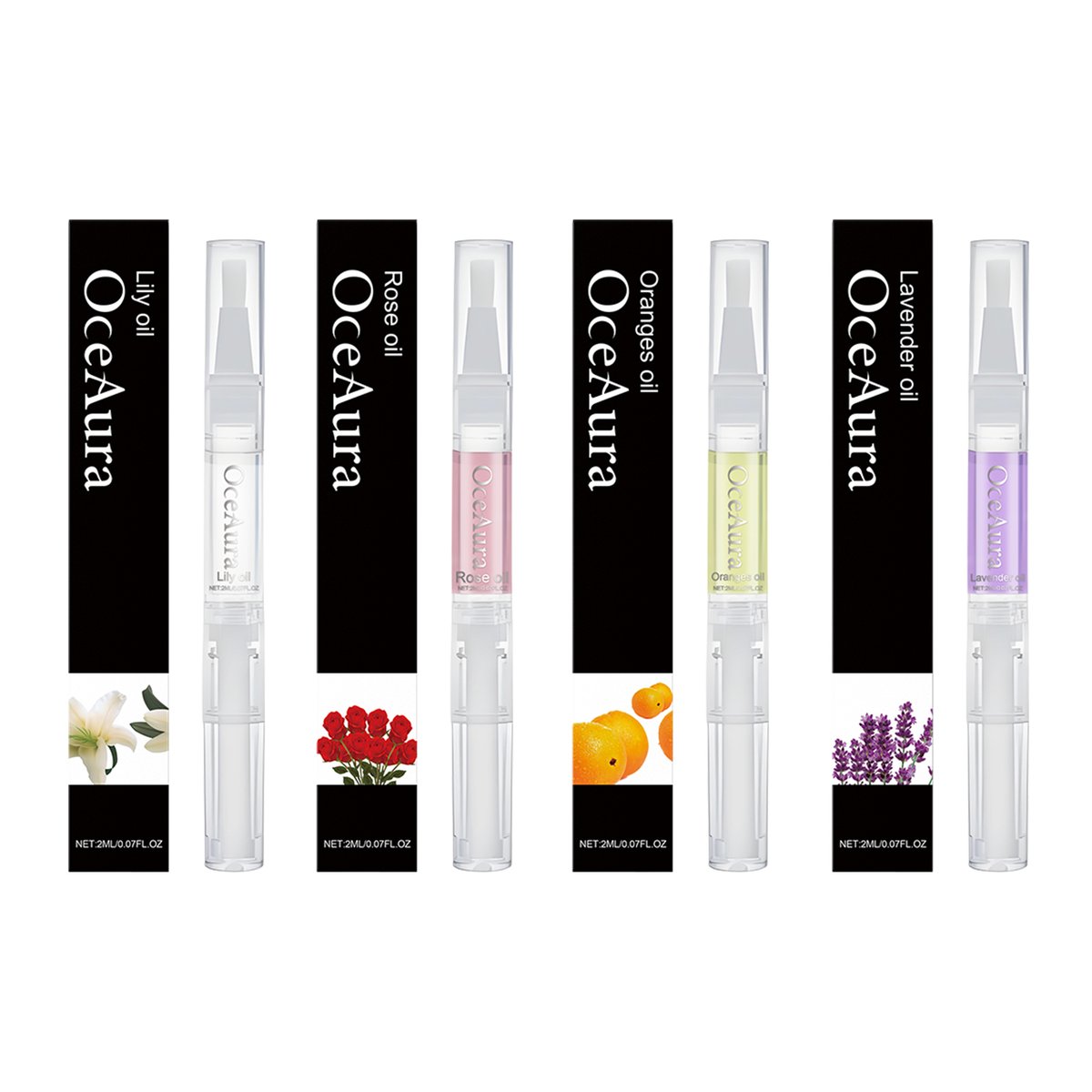 Oceaura Nail Care Nourishes Oil Pen, Moistens And Protects Nails And Nails With Anti-Dead Skin Barbs