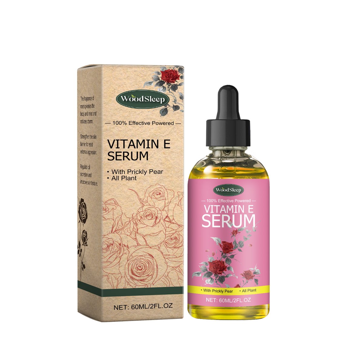 Rose Vitamin E Oil Brightening Moisturizing Repair Gentle Hydrating Essence