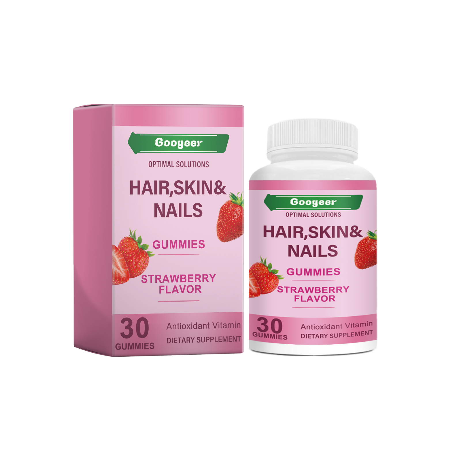 Dietary Supplement Gummies (Strawberry Flavor), Body Care Supplement Gummies