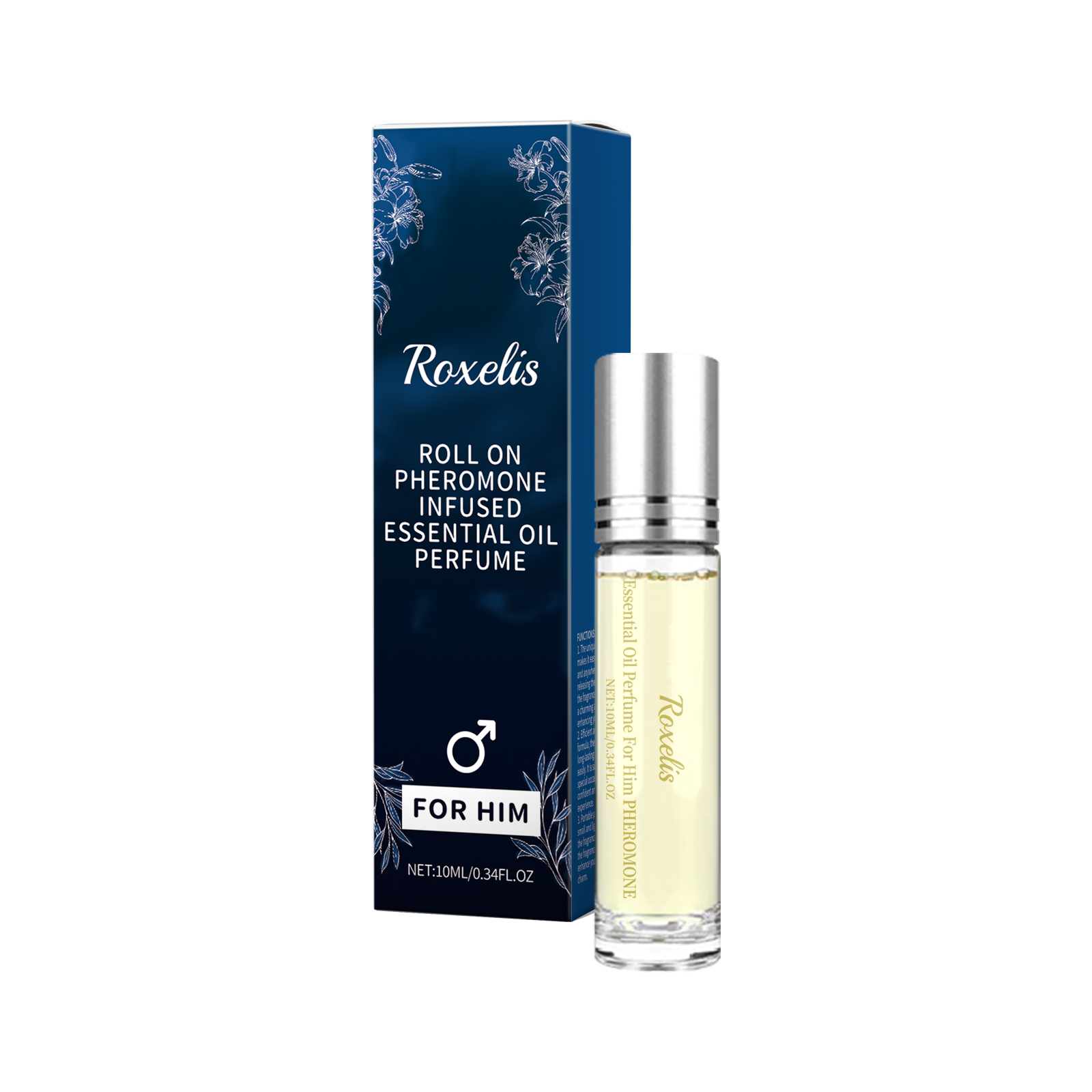 Men's Ball Perfume Fresh Natural Light Fragrance Lasting Fragrance Portable Elegant Ball Design Perfume