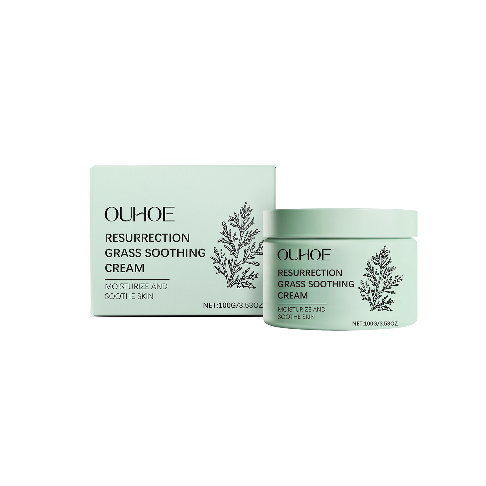 Reactivation Grass Soothing Cream, Delicate, Soft, Dry Skin, Repair And Improve Skin Elasticity Cream
