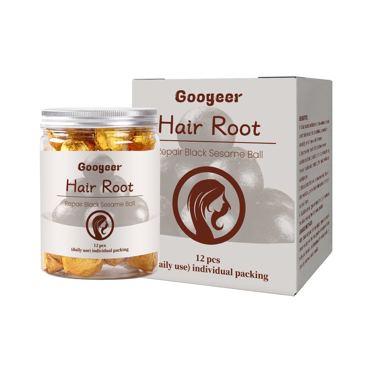 Hair Follicle Care Black Sesame Ball, Nourishing And Nourishing Hair, Nourishing And Strengthening Hair, Repairing Hair Follicles And Dense Hair Roots