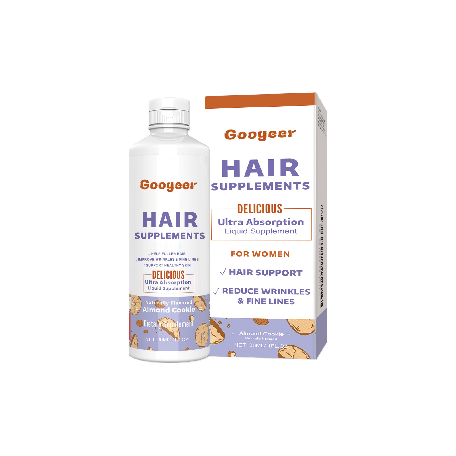 Dense Hair Supplement, Moisturizes Hair Roots, Strengthens Hair, Softens Hair And Prevents Hair Loss