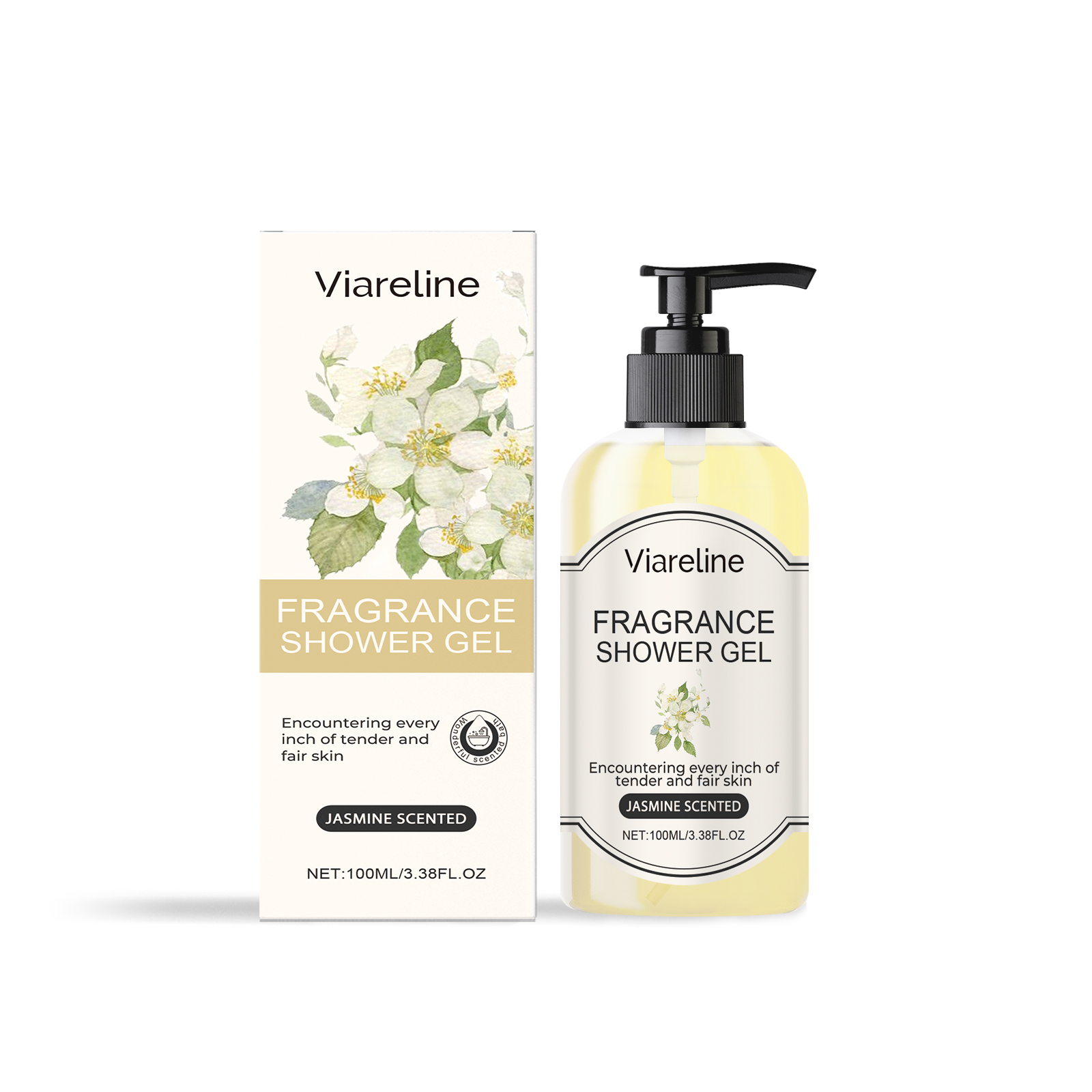 Fragrant Body Wash (Jasmine Fragrance) Moisturize And Moisturize Skin To Improve Dry Women's Body Wash