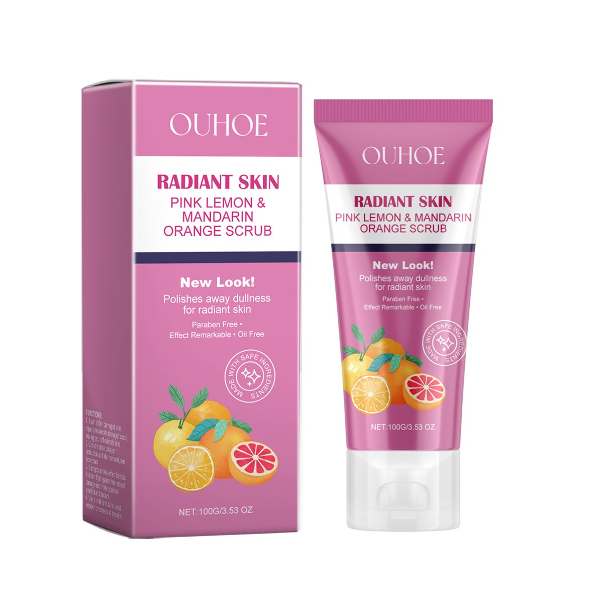 Brightening Face Scrub, Gently Cleansing Exfoliating Dead Skin Brightening Soft Cleansing Scrub