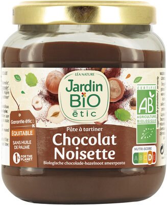 Jardin Bio étic Pâte à tartiner Chocolat Noisette