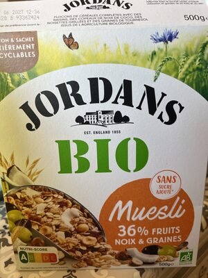 Jordan Muesli 36% fruits noix & graines
