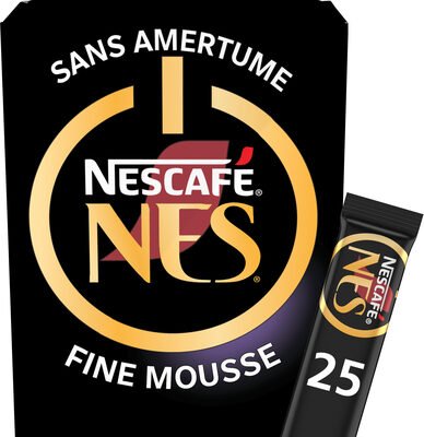 Nestlé NESCAFÉ NES, Café Soluble, Boîte de 25 Sticks (2g chacun)