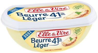 Elle et Vire Le Beurre Doux Leger 41%MG Barquette