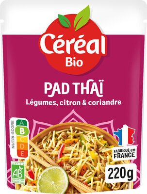 Céréal BIO céréales et légumes, façon pad thaï, bio