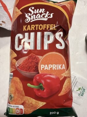 Sun Snacks Chips Paprika Style