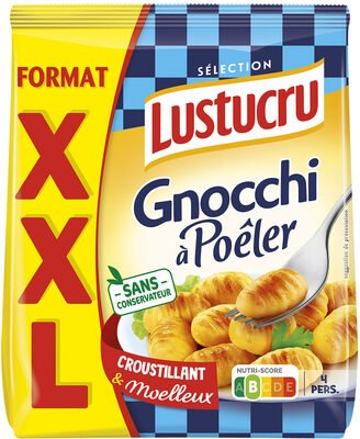 Lustucru gnocchi a poêler format xxl 720g
