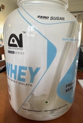 Absolute Nutrition Whey, Added Whey Isolate, Alpha Series