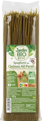 Jardin Bio étic spaghetti au quinoa ail et persil