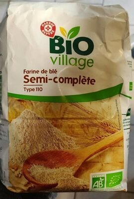 Bio Village Farine de blé semi complète type 110