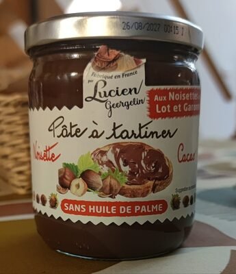 Lucien Georgelin Pâte à tartiner aux noisettes francaises et cacao